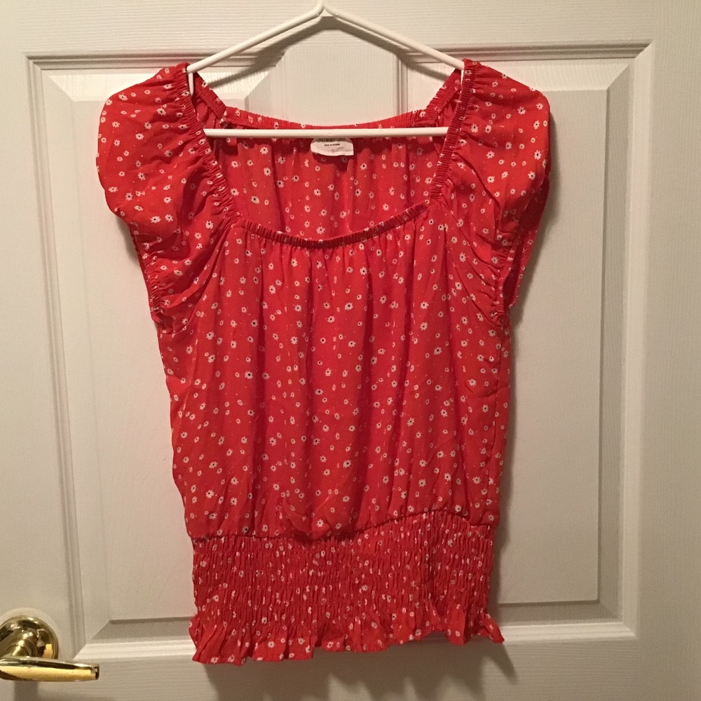 Sienna sky red blouse